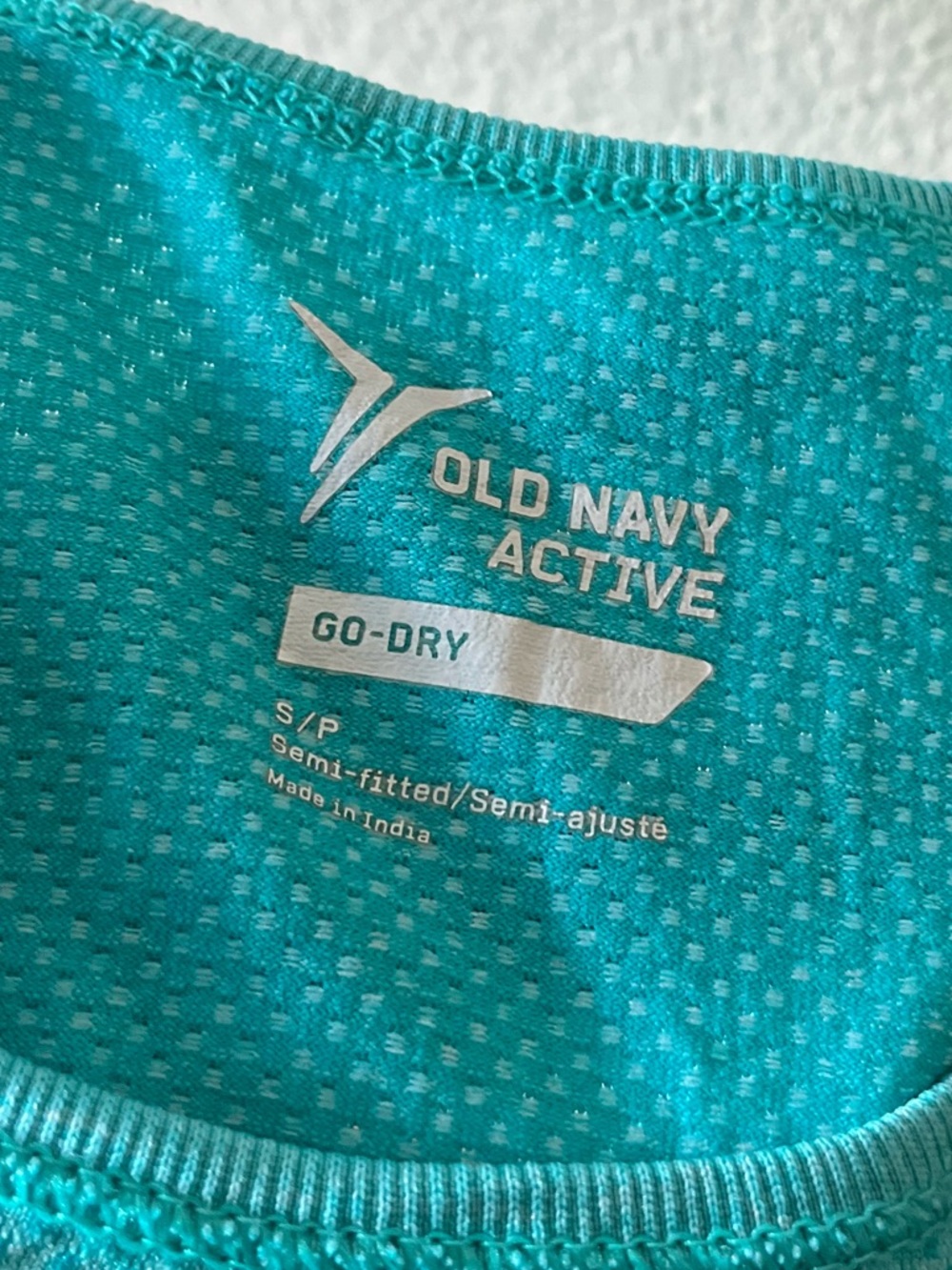Old Navy Active Teal Performance Top - Picture 6 of 6